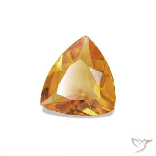 Citrino Medium Light-Orange natural de 0.51 ct, Trillón, VS