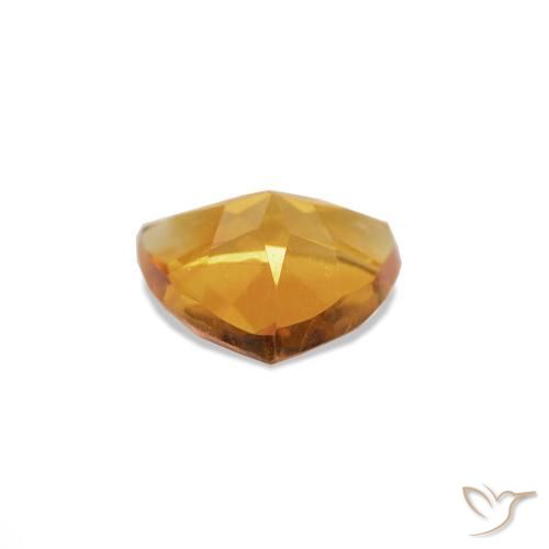 Citrino Medium Light-Orange natural de 0.51 ct, Trillón, VS