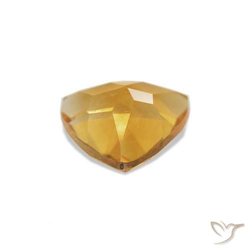 Citrino amarillo natural de 0,60 ct, trillón, VS