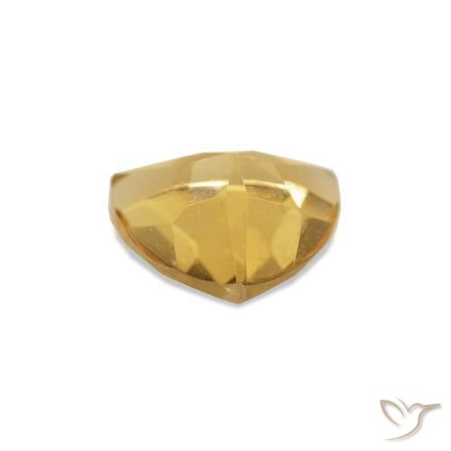 Citrino Dorado-naranja claro natural de 0.56 ct, Trillón, VS