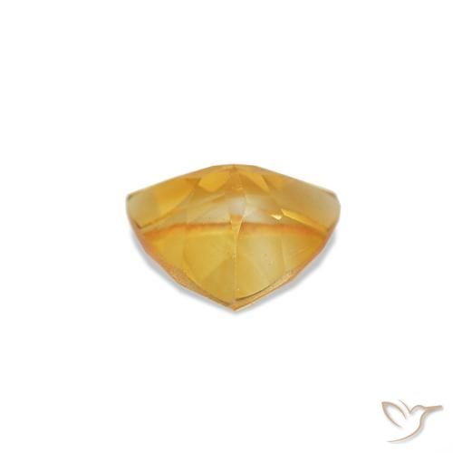Citrino Dorado-naranja medio natural de 0.36 ct, Trillón, VS