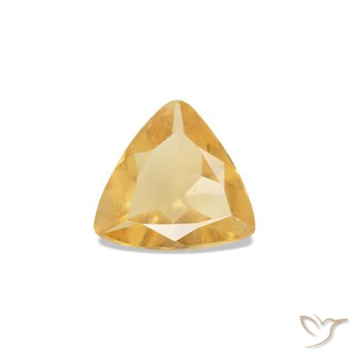 0.26ct Dorado-naranja claro Citrino, Trillón, VS