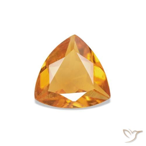 Citrino Oro natural de 0.50 ct, Trillón, VVS-VS