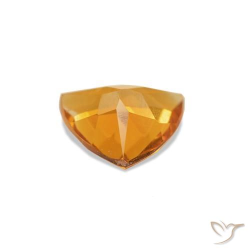 Citrino Oro natural de 0.50 ct, Trillón, VVS-VS