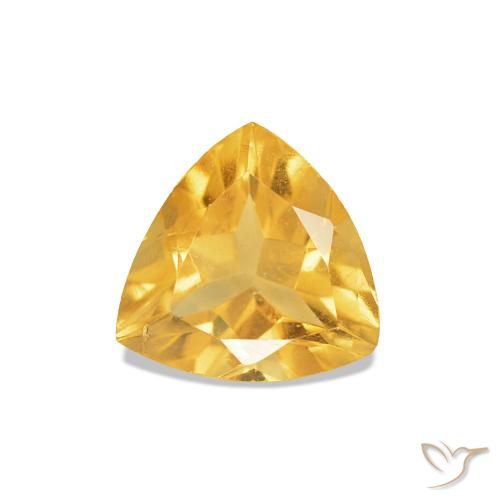 0.64ct Dorado claro Citrino, Trillón, VS-SI