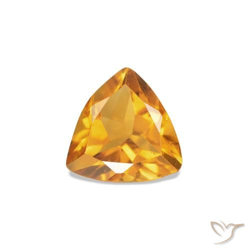 0.36ct Dorado-naranja medio Citrino, Trillón, VVS-VS