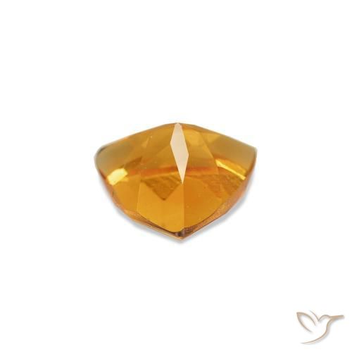Citrino amarillo natural de 0,36 ct, trillón, VVS-VS