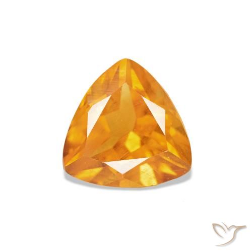 0.67ct Naranja medio Citrino, Trillón, VS