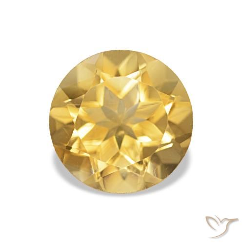 1.17ct Dorado Citrino, Redondo, VS