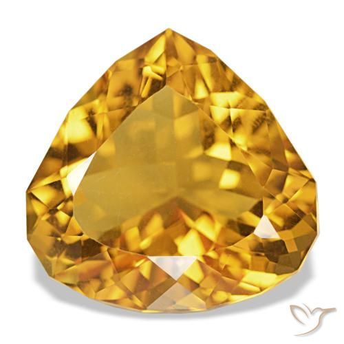 15.95ct Dorado-naranja medio Citrino, Trillón, VVS