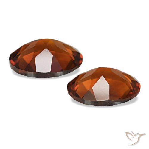 Gemas de Citrino Ámbar naranja natural de 2.78 ct, Corte Óvalo, VVS-VS