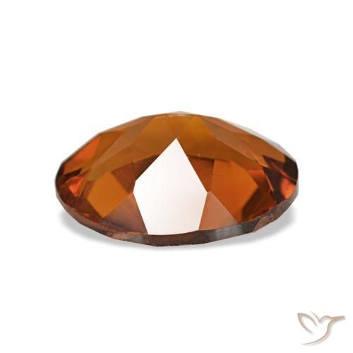 Citrino Naranja oscuro natural de 1.32 ct, Corte Óvalo, VS