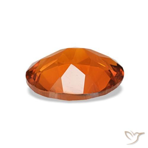 Citrino Naranja rojizo natural de 1.42 ct, Corte Óvalo, VS