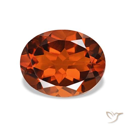1.78ct Naranja oscuro Citrino, Ovalada, VS-SI