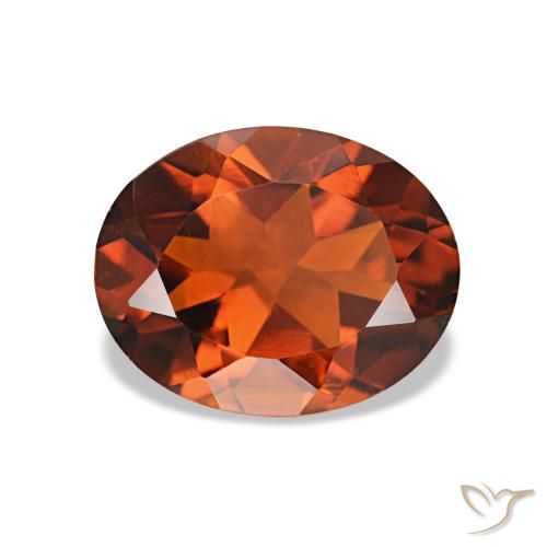 1.68ct Ámbar naranja Citrino, Ovalada, VS-SI