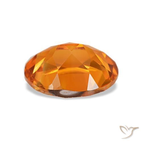 Citrino Naranja oscuro natural de 1.65 ct, Corte Óvalo, VS