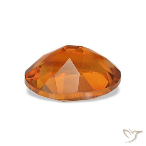 Citrino Naranja rojizo natural de 1.62 ct, Corte Óvalo, VVS-VS