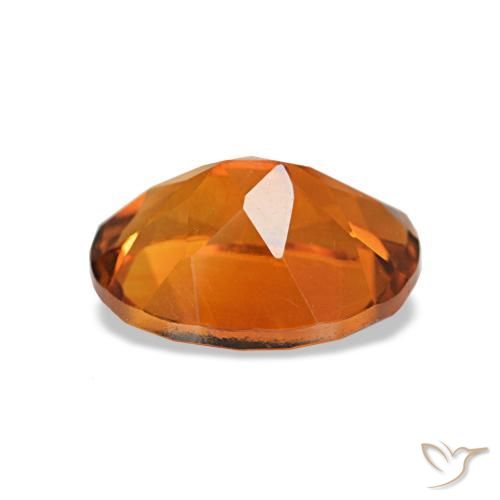 Citrino Ámbar naranja natural de 1.66 ct, Corte Óvalo, VVS