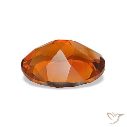 Citrino Naranja medio natural de 1.49 ct, Corte Óvalo, VVS-VS