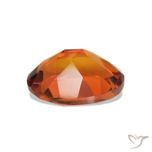 Citrino Naranja medio natural de 1.55 ct, Corte Óvalo, VVS