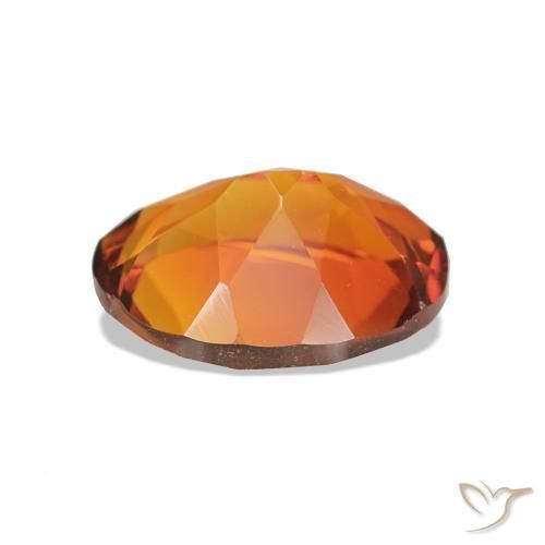 Citrino Naranja oscuro natural de 1.55 ct, Corte Óvalo, VVS