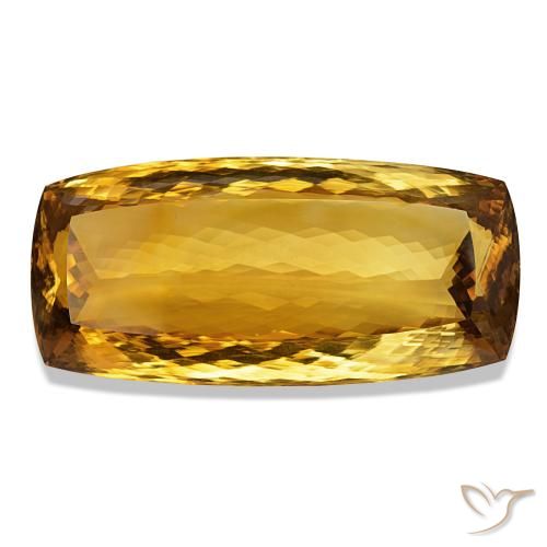 582.39ct Medium Light-Golden Citrino, Forma Cojín, IF