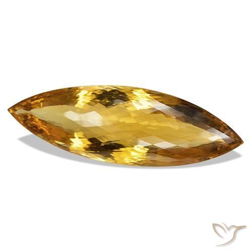 Citrino Dorado intenso natural de 425.93 ct, Marquesa, IF