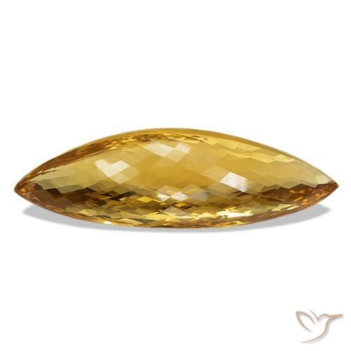 Citrino Dorado intenso natural de 425.93 ct, Marquesa, IF
