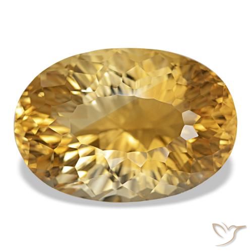 18.93ct Medium Dark-Golden Citrino, Ovalada, VVS