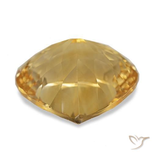 Citrino Dorado natural de 11.30 ct, En forma de pera, VVS
