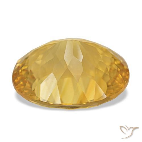 Citrino Dorado natural de 14.33 ct, Corte Óvalo, VS
