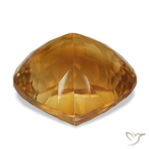 Citrino Marrón naranja natural de 14.32 ct, Forma elegante, VS