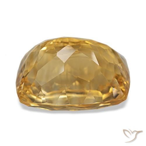 Citrino Dorado intenso natural de 11.95 ct, Corte Baguette, VS