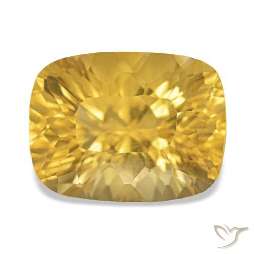 10.40ct Dorado medio Citrino, Forma Cojín, VS