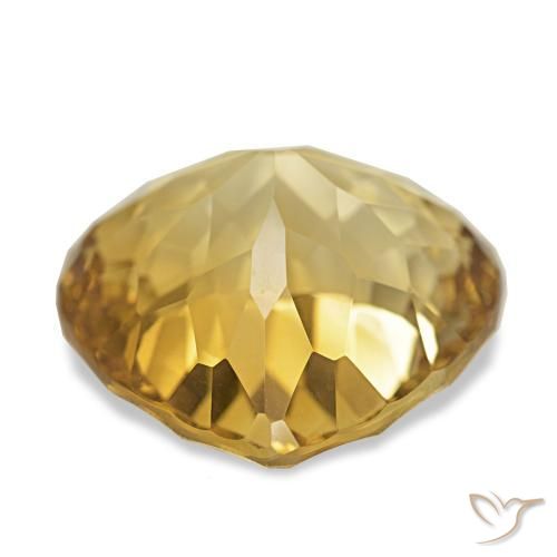 Citrino Amarillo claro natural de 12.31 ct, En forma de pera, VVS