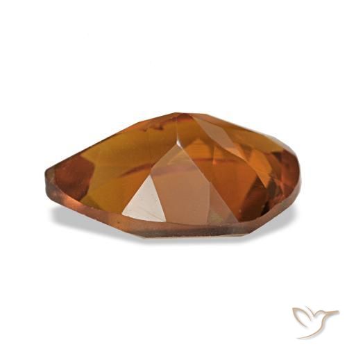 Citrino Medium Dark-Orange natural de 1.61 ct, En forma de pera, VVS