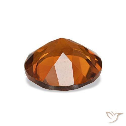 Citrino Naranja fuego natural de 1.50 ct, Corte Redondo, VS