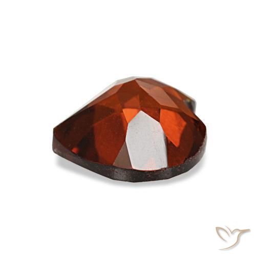Citrino Naranja oscuro natural de 1.08 ct, Forma de corazón, VS