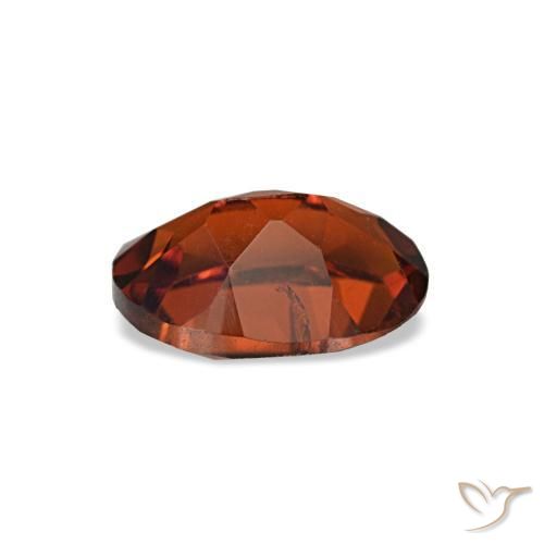 Citrino naranja natural de 0,69 ct, corte óvalo, VS-SI