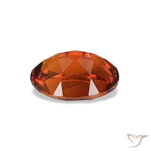 Citrino naranja natural de 0,76 ct, corte óvalo, VVS-VS