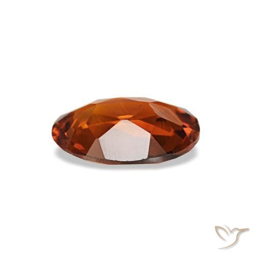 Citrino naranja natural de 0,54 ct, corte óvalo, VVS-VS