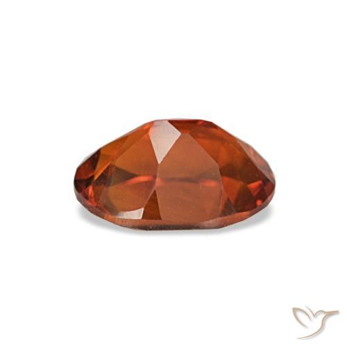Citrino naranja natural de 0,72 ct, corte óvalo, VVS-VS