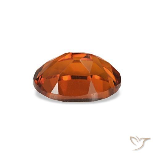 Citrino naranja natural de 0,74 ct, corte óvalo, VVS-VS