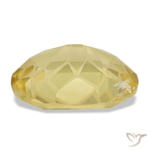 Citrino amarillo natural de 4,55 ct, corte óvalo, VS-SI