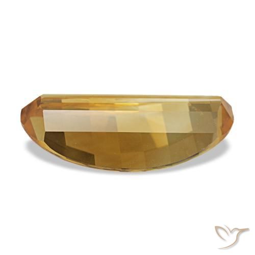 Citrino dorado natural de 2,18 ct, corte óvalo, VVS