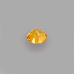 Clinohumita amarillo natural de 0,40 ct, corte redondo, VS-SI