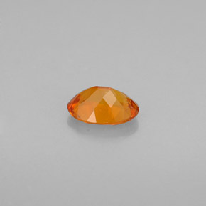 Clinohumite Naranja amarillo natural de 0.50 ct, Corte Óvalo, VS