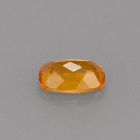 Clinohumita naranja natural de 0,51 ct, corte cojín, VS-SI