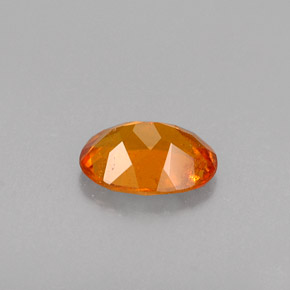 Clinohumite Naranja amarillo natural de 0.46 ct, Corte Óvalo, VS-SI