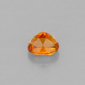 Clinohumita naranja natural de 0,36 ct, corte óvalo, VS-SI